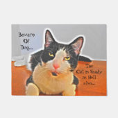 Shady Cat Welcome Mat (Voorkant)