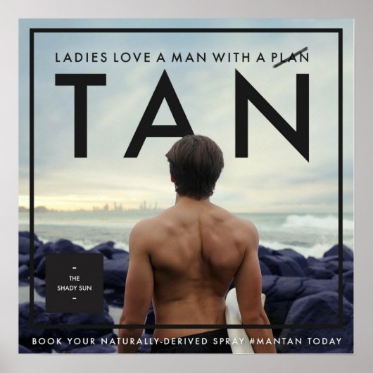 Shady Gent- The Man Tan Poster (Voorkant)