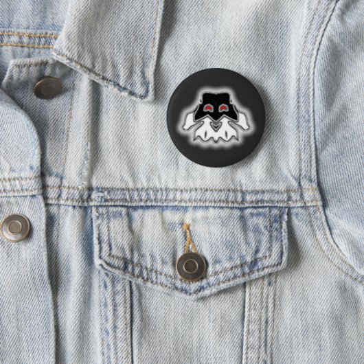 Shady Ghost Ronde Button 5,7 Cm (In situ)
