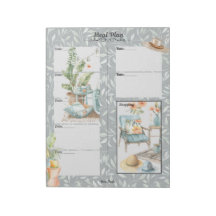 Shady Lady 7-daagse blanco maaltijdplanner