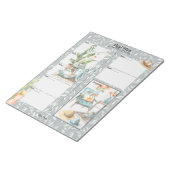 Shady Lady 7-daagse blanco maaltijdplanner Notitieblok (Schuin)