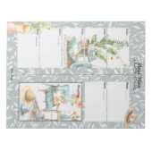Shady Lady 7-daagse blanco maaltijdplanner Notitieblok (Voorkant)