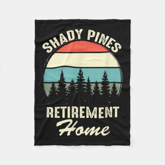 Shady Nes Funny Quote Retirement Day Party Home  Fleece Deken (Voorkant)