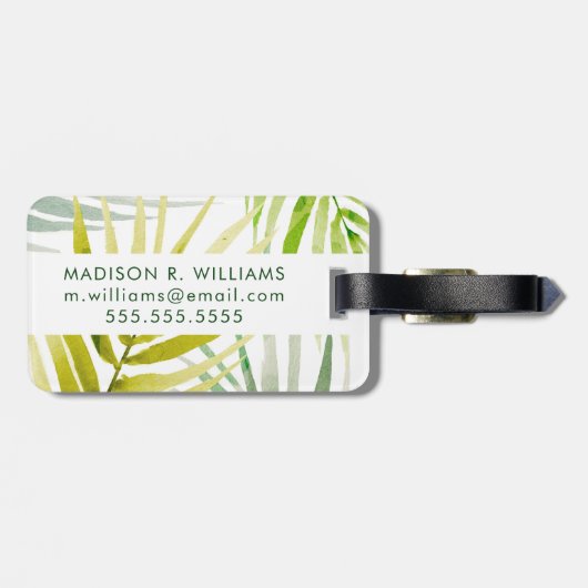 Shady Palms Bagagelabel (Achterkant horizontaal)