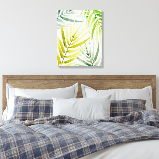 Shady Palms Canvas Afdruk (Insitu (Slaapkamer))