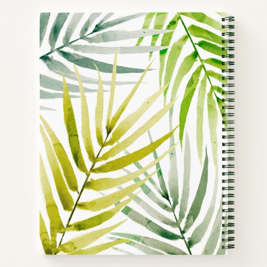 Shady Palms Notitieboek (Achterkant)