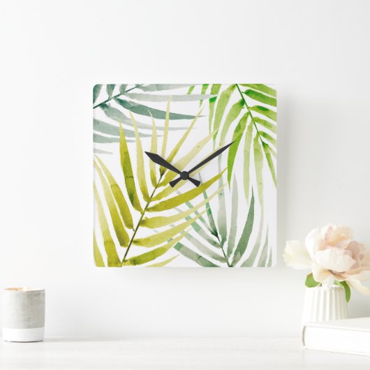 Shady Palms Vierkante Klok (Huis)