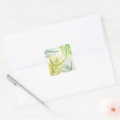 Shady Palms Vierkante Sticker (Envelop)