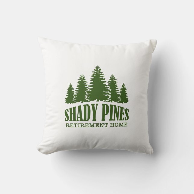Shady Pines-Sierkussen Kussen (Voorkant)
