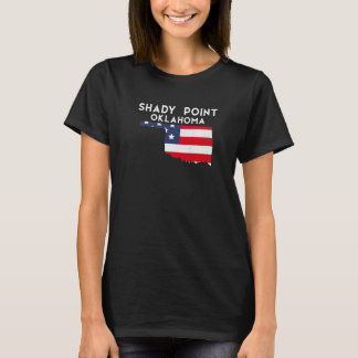 Shady Point USA State America Travel Oklahoman Pre T-shirt