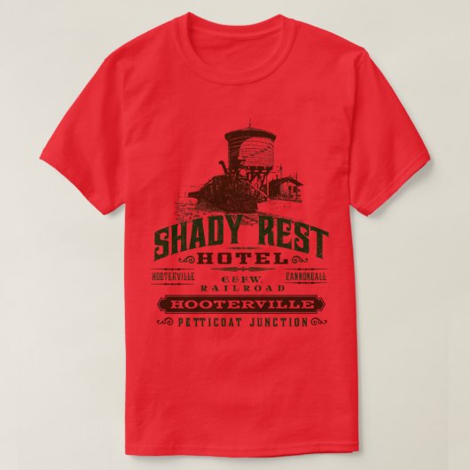 Shady Rest Hotel T-shirt (Design voorkant)