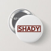 Shady Stamp Ronde Button 5,7 Cm (Voorkant /achterkant)