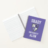Shady University Alum afstudeerder, gepersonalisee Notitieboek (Binnen)
