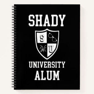 Shady University Alum afstudeerder op maat gemaakt Notitieboek