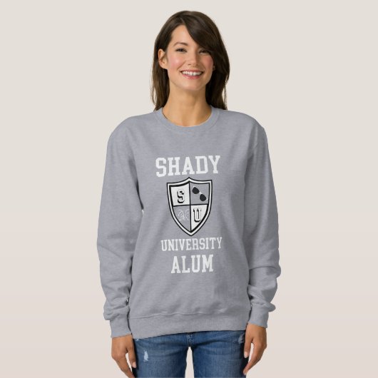 Shady University Alum gossip zonnebril grappig Trui (Voorkant volledig)