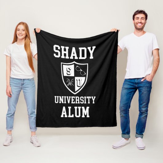 Shady University Alum gossip zonnebril grappig Vli Fleece Deken (In situ)
