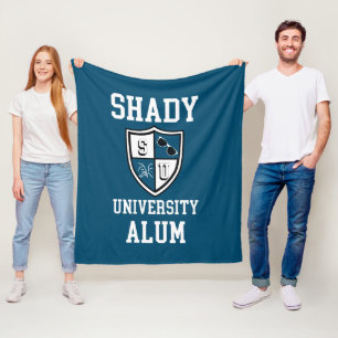 Shady University Alum gossip zonnebril oceanblauw Fleece Deken
