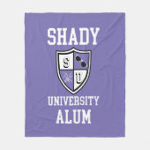 Shady University Alum gossip zonnebril periwinkle Fleece Deken (Voorkant)