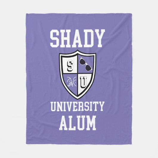 Shady University Alum gossip zonnebril periwinkle Fleece Deken (Voorkant)