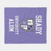 Shady University Alum gossip zonnebril periwinkle Fleece Deken (Voorkant (Horizontaal))