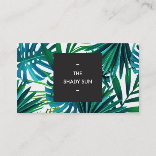Shady Visitekaartje (Voorkant)
