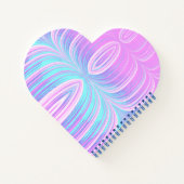 SHAE ~ Pastel Aqua en Roze ~ Notitieboek (Achterkant)