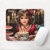 SHAE ~  Verjaardagsmeisje ~ Mousepad Muismat (Met muis)