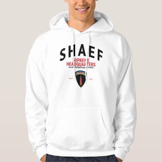 SHAEF Supreme Headquarters Tribute Hoodie (Voorkant)