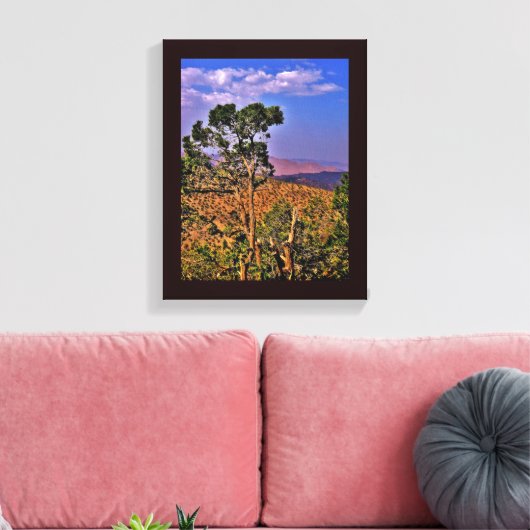 Shafa Mountains Canvas Afdruk (Insitu (Woonkamer))