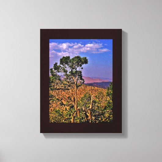 Shafa Mountains Canvas Afdruk (Voorkant)