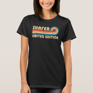 SHAFER Achternaam Retro Vintage jaren 80 jaren 90 T-shirt