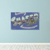 Shafer Lake - Grote Letter-scènes Canvas Afdruk (Insitu (Houten vloer))