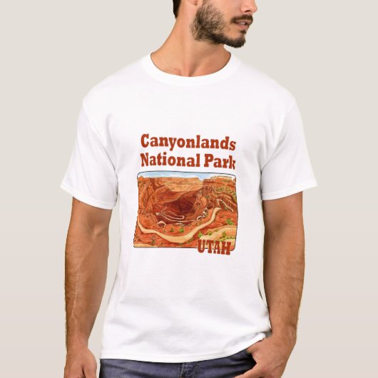 Shafer Trail, Canyonlands National Park, Utah T-shirt (Voorkant)