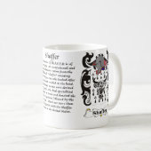 Shaffer Family Coat of Arms mok (Voorkant rechts)