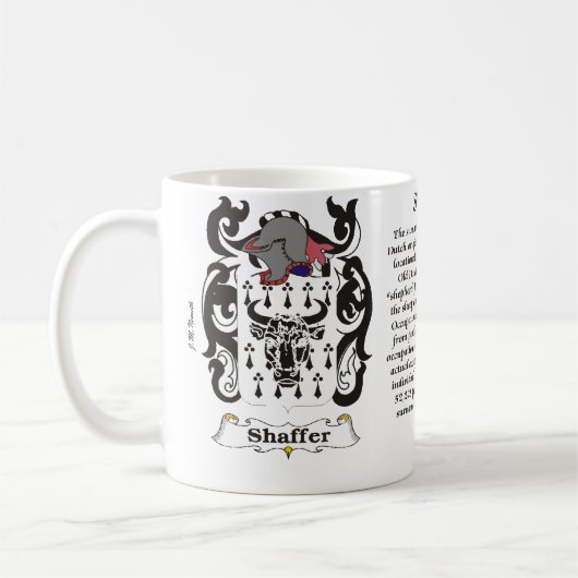 Shaffer Family Coat of Arms mok (Links)