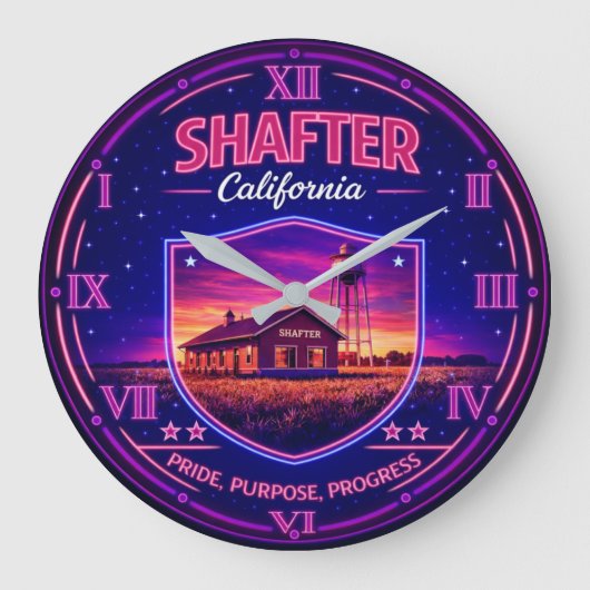 Shafter California Heritage Grote Klok (Voorkant)