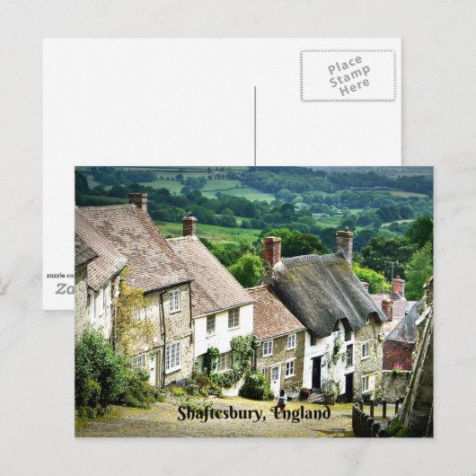 Shaftesbury, Engeland Briefkaart (Voorkant / Achterkant)