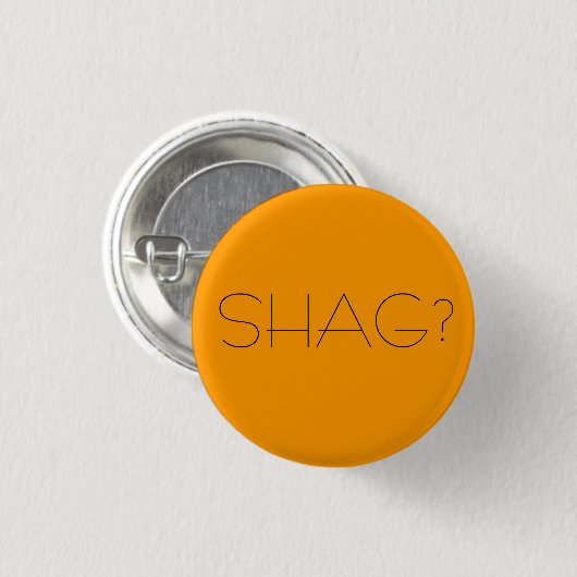 Shag 2 ronde button 3,2 cm (Voorkant /achterkant)