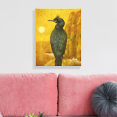 Shag en gouden zeegezicht Canvas Print (Insitu (Woonkamer))
