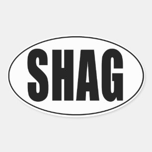 Shag Euro Land Ovaal Sticker