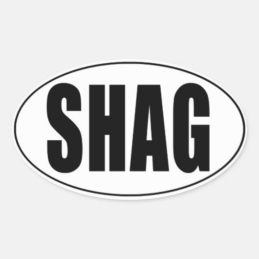Shag Euro Land Ovale Sticker (Voorkant)