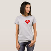 Shag Red Heart T-shirt (Voorkant volledig)