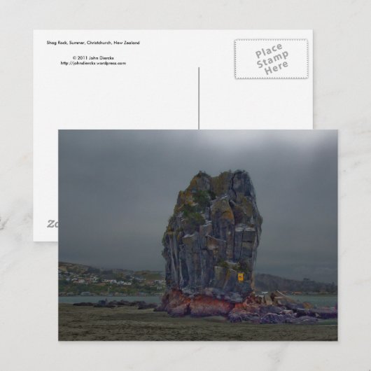 Shag Rock Briefkaart (Voorkant / Achterkant)