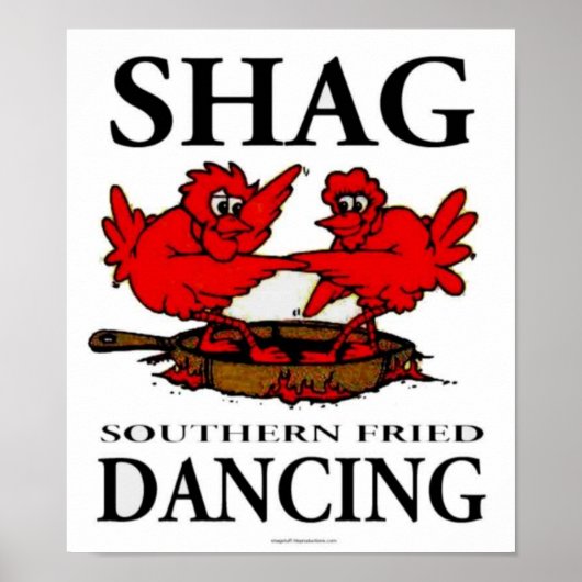 Shag Southern Fried Dansans Poster (Voorkant)