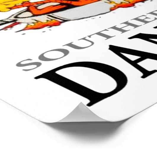 Shag Southern Fried Dansans Poster clear (Hoek)