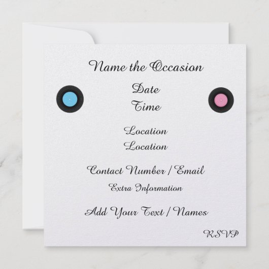 Shag - Uitnodiging voor dansfeest (Achterkant)