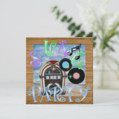 Shag - Uitnodiging voor dansfeest (Staand voorkant)