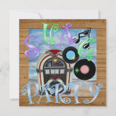 Shag - Uitnodiging voor dansfeest (Voorkant)