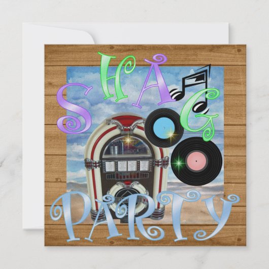 Shag - Uitnodiging voor dansfeest (Voorkant)