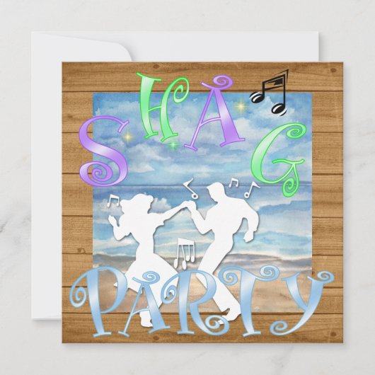 Shag - Uitnodiging voor dansfeest (Voorkant)